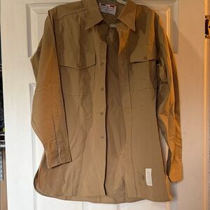 Men's Tan Shirt Jacket